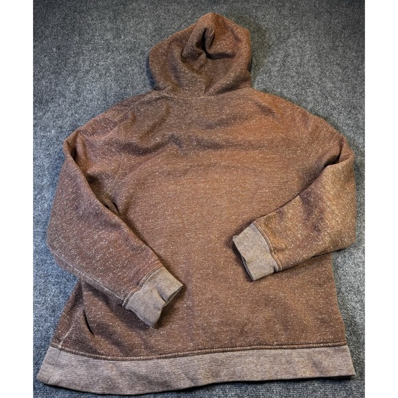 The North Face Hooded Sweatshirt Men's XL Brown Full Zip Hoodie Warm Classic - Picture 2 of 7